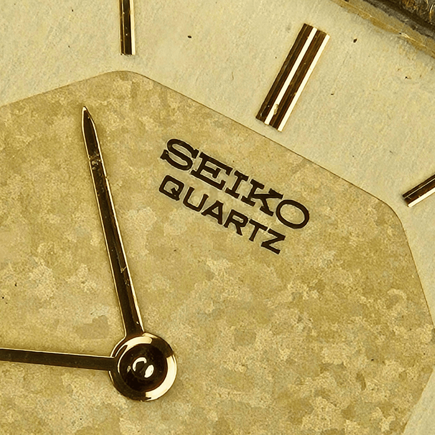 Seiko Quartz Octagonal – Gold Plated – Mosaic Dial - Integrated Bracelet