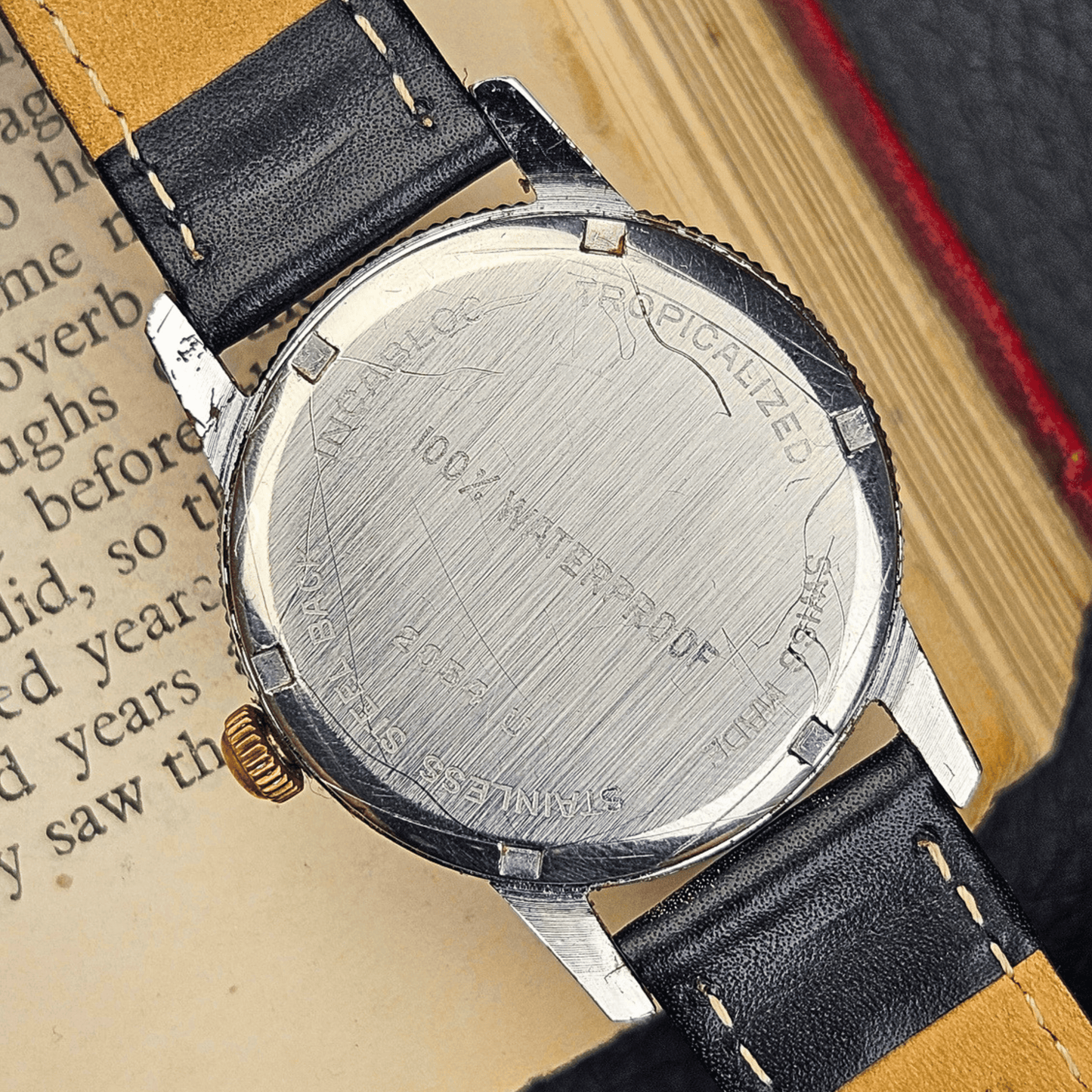 Regency World Time – 17 Jewels – Black Dial – Rotating City Bezel