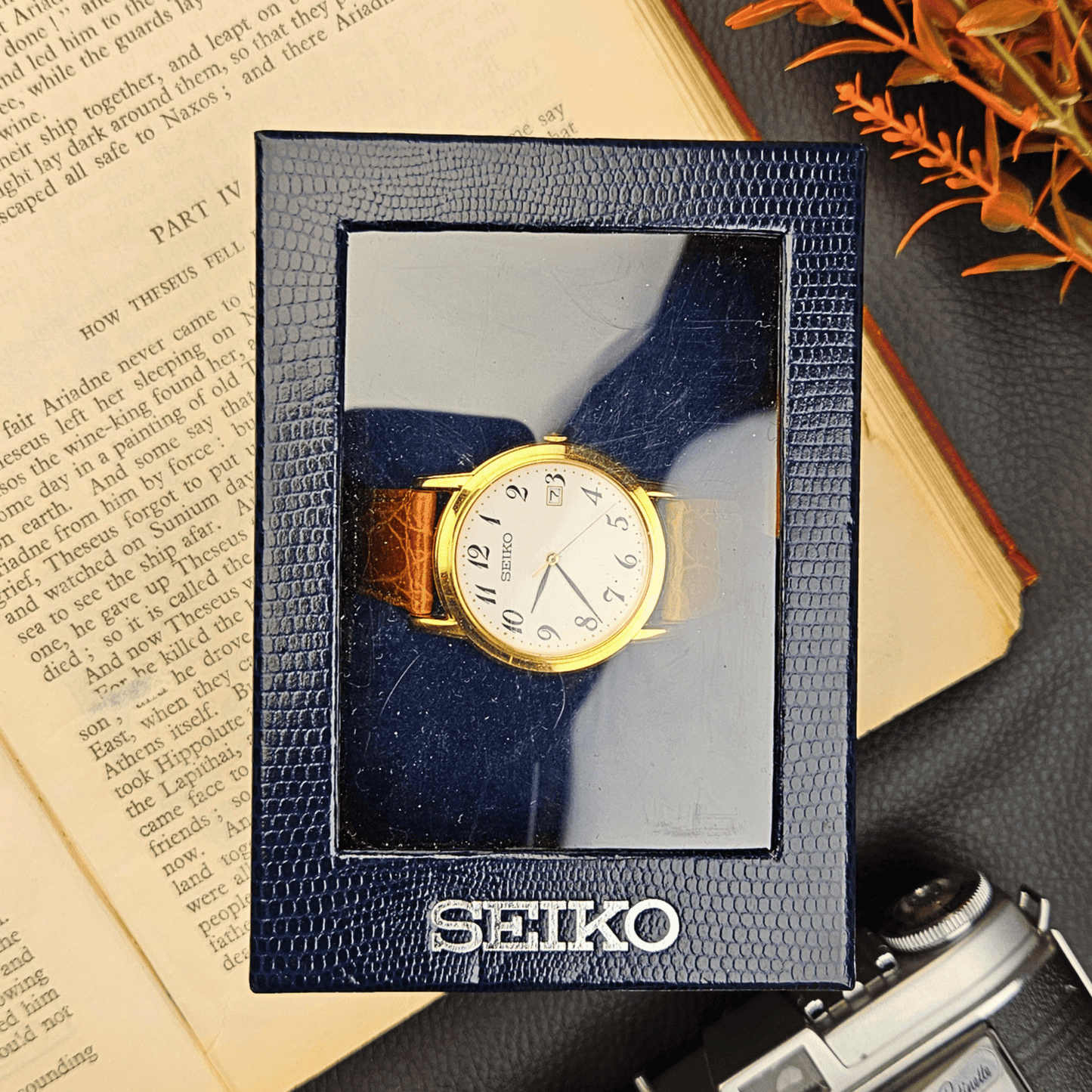 Seiko Breguet Quartz - Gold Plated - White Dial - Box & Tags
