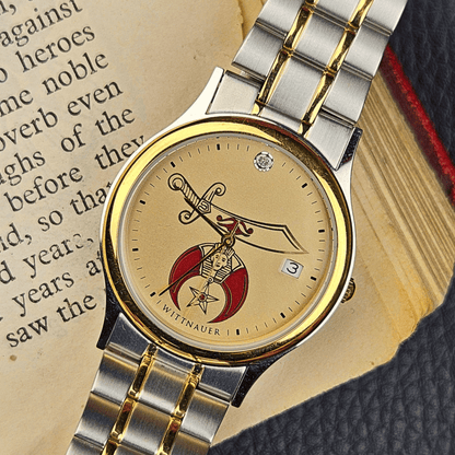 Wittnauer Shriners Dial – Two Tone – Original Box & Booklet